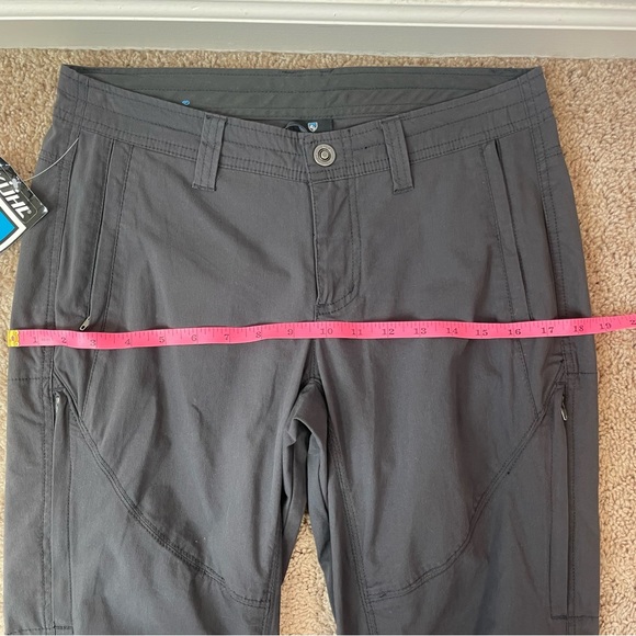 Kuhl Women's Spire Roll-Up 32” Inseam Grey Hiking Outdoor Pants Size 6 Reg New - Picture 12 of 16
